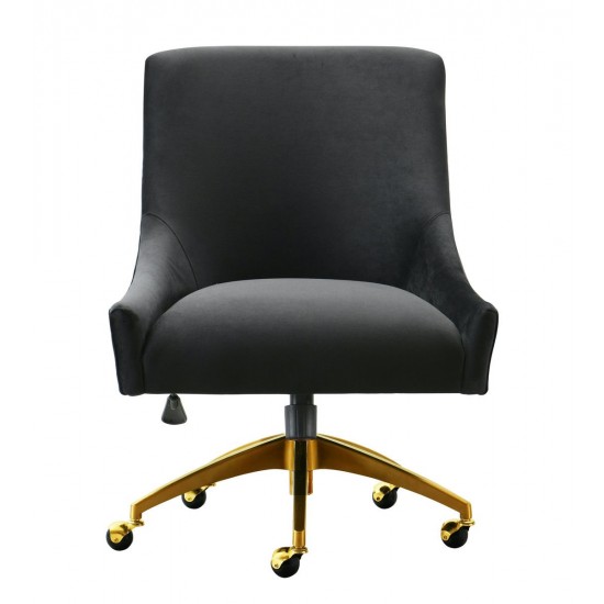 TOV Furniture Beatrix Black Office Swivel Chair