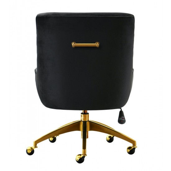 TOV Furniture Beatrix Black Office Swivel Chair