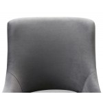 TOV Furniture Beatrix Grey Office Swivel Chair