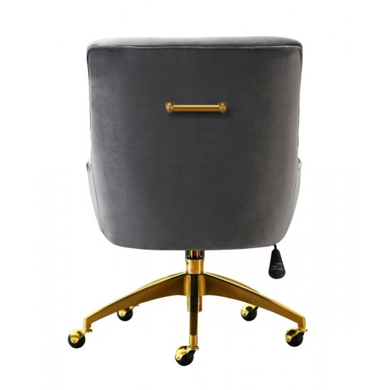 TOV Furniture Beatrix Grey Office Swivel Chair