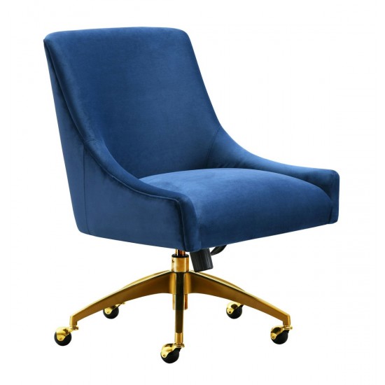 TOV Furniture Beatrix Navy Office Swivel Chair