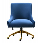 TOV Furniture Beatrix Navy Office Swivel Chair