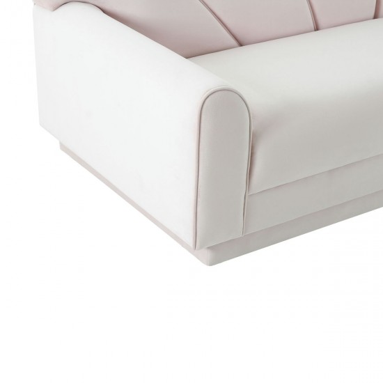 TOV Furniture Bianca Blush Velvet Sofa