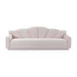 TOV Furniture Bianca Blush Velvet Sofa