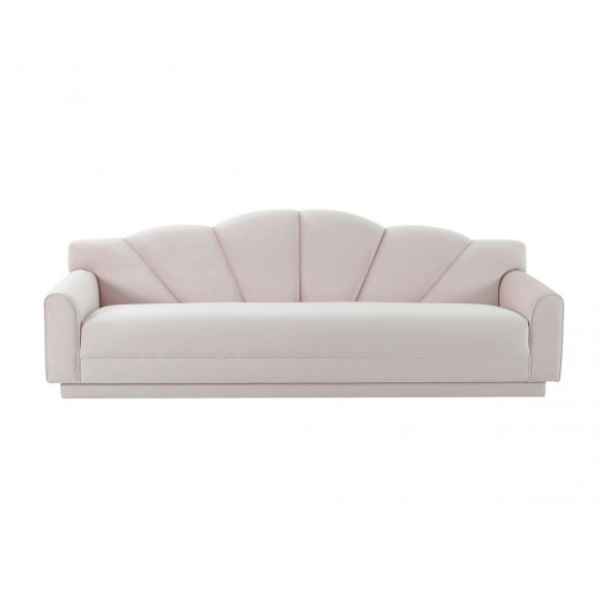 TOV Furniture Bianca Blush Velvet Sofa