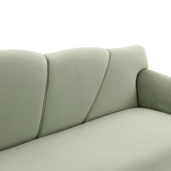 TOV Furniture Bianca Moss Green Velvet Sofa