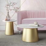 TOV Furniture Bleeker Marble Coffee Table