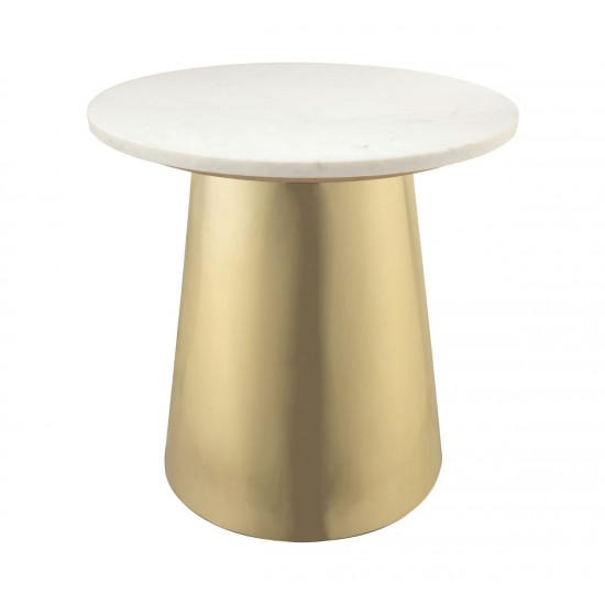 TOV Furniture Bleeker Marble Side Table