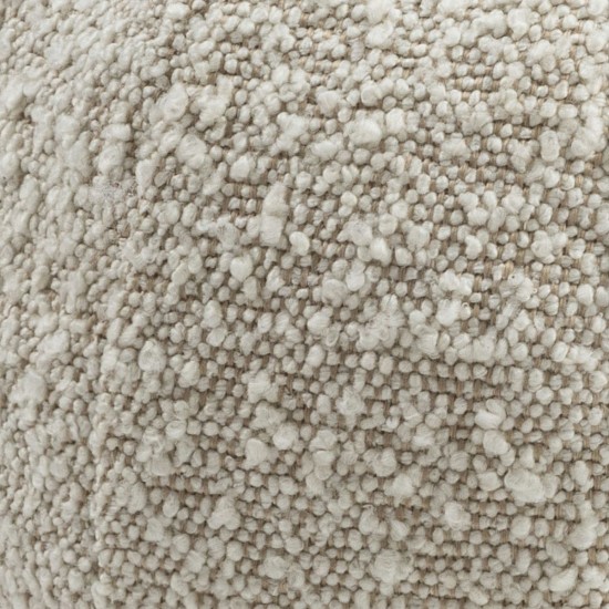 TOV Furniture Boba 14" Beige Boucle Pillow