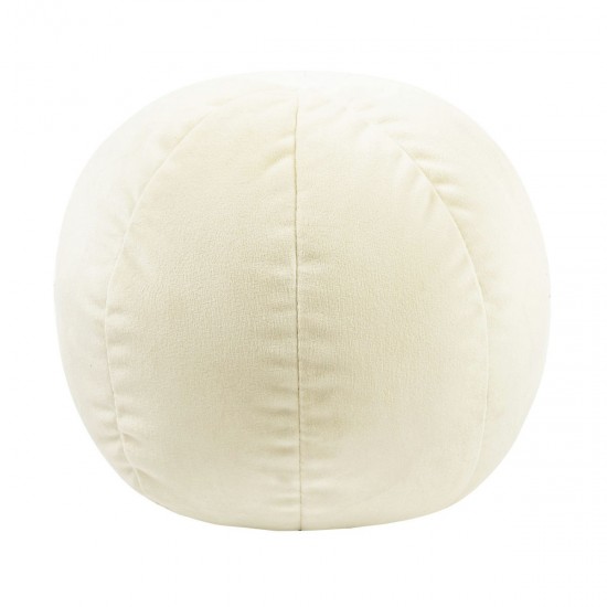 TOV Furniture Boba 14" Cream Velvet Pillow