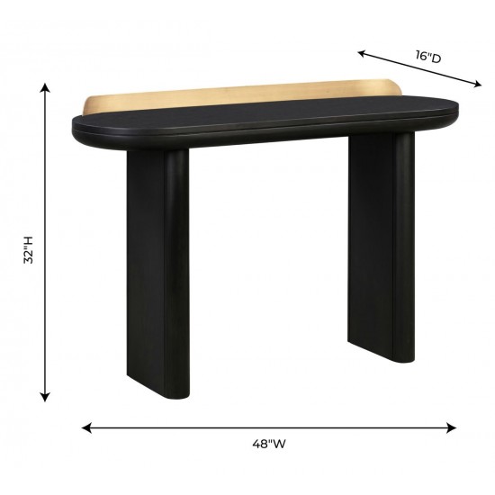 TOV Furniture Braden Black Desk/Console Table