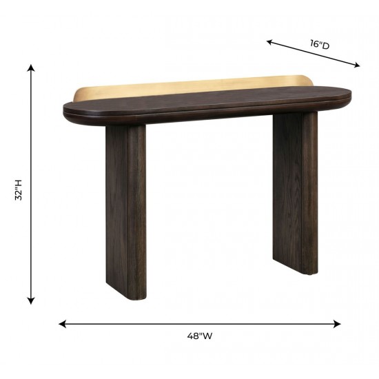 TOV Furniture Braden Brown Desk/Console Table