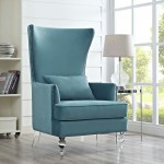 TOV Furniture Bristol Sea Blue Tall Chair