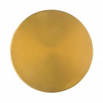 TOV Furniture Bubble Glass/Brass Side Table