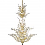 Elegant Lighting Orchid 25 Light Gold Chandelier Clear Elegant Cut Crystal