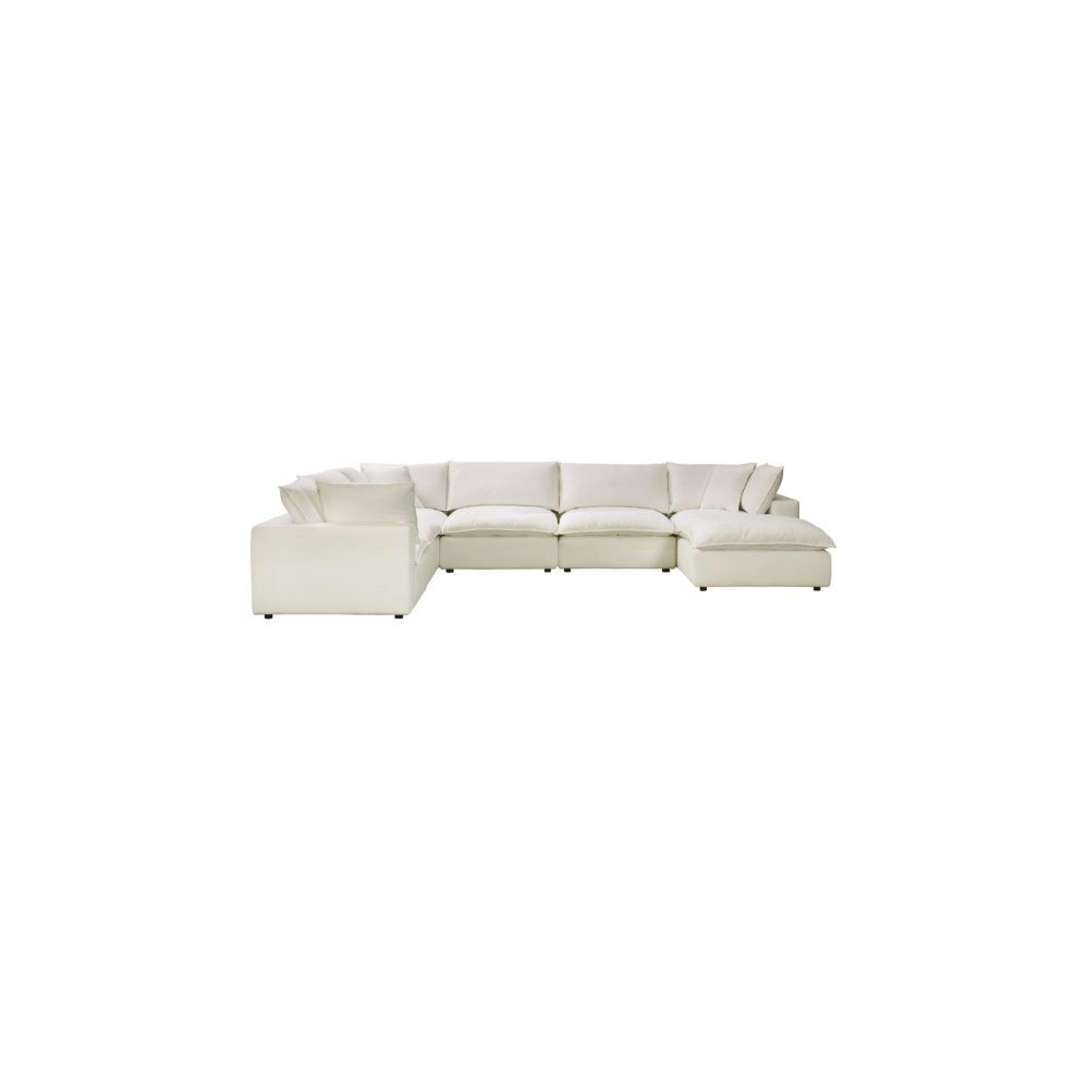 TOV Furniture Cali Natural Modular Large Chaise Sectional TOV Furniture Cali Natural Modular Large Chaise Sectional