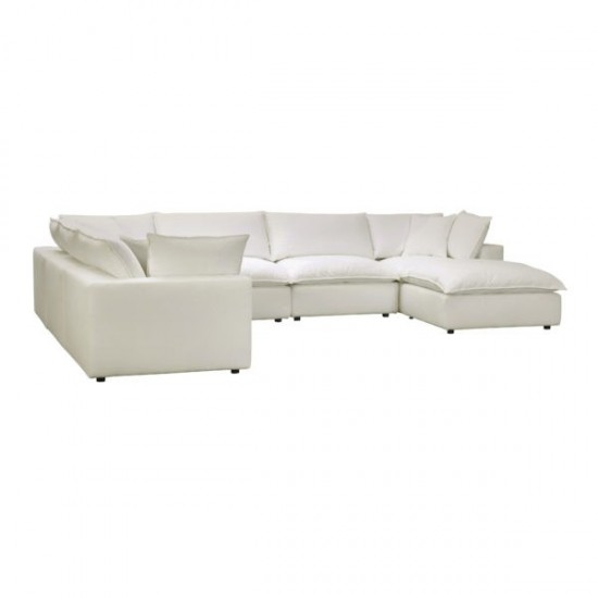 TOV Furniture Cali Natural Modular Large Chaise Sectional