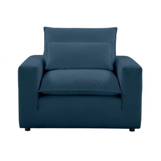 TOV Furniture Cali Navy Arm Chair