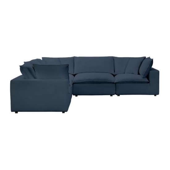 TOV Furniture Cali Navy Modular L-Sectional