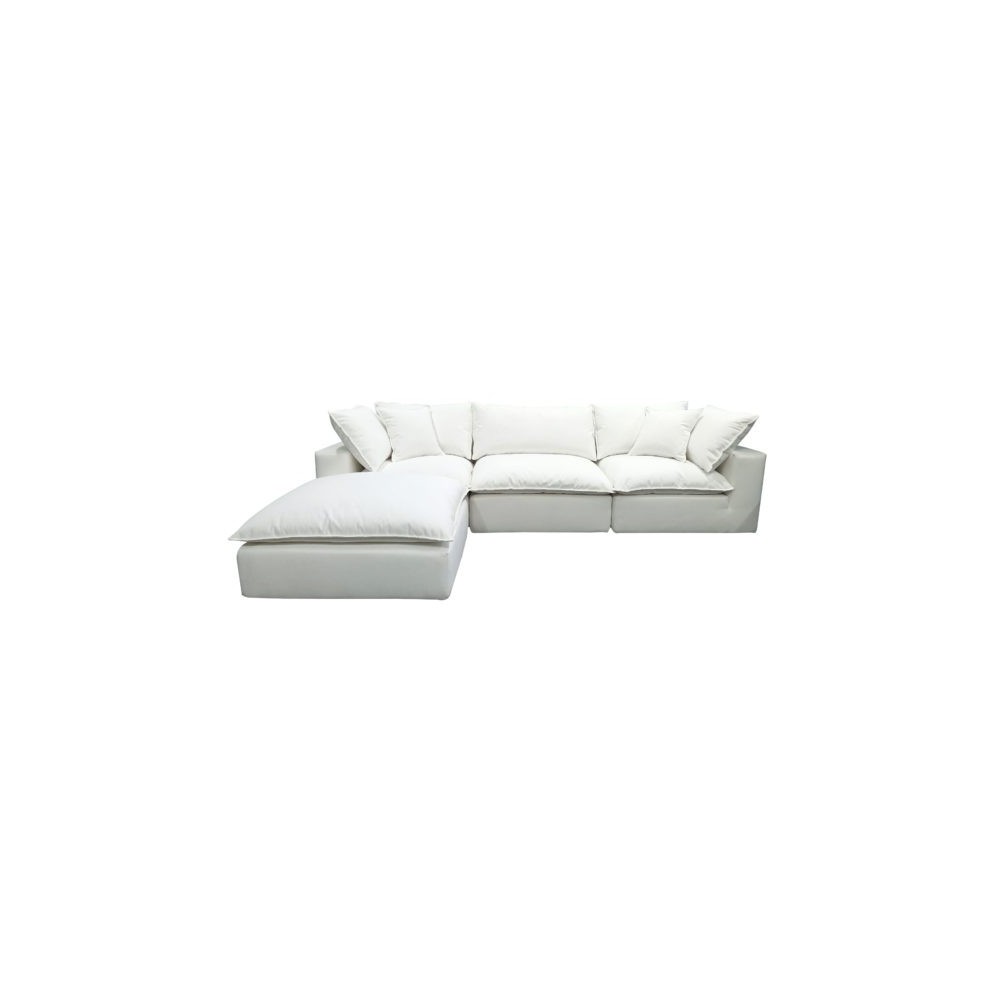 TOV Furniture Cali Pearl Modular 4 Piece Sectional