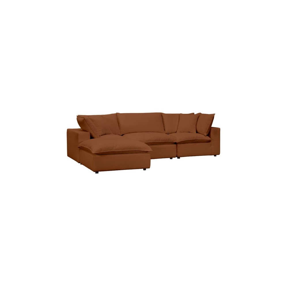 TOV Furniture Cali Rust Modular 4 Piece Sectional