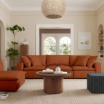 TOV Furniture Cali Rust Modular Sofa