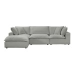 TOV Furniture Cali Slate Modular 4 Piece Sectional