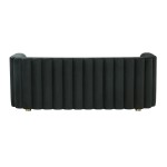 TOV Furniture Callie Black Velvet Sofa