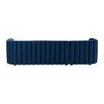 TOV Furniture Callie Navy Velvet Sectional - LAF