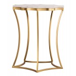 TOV Furniture Camilla Marble Side Table