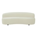 TOV Furniture Cannellini Cream Velvet Sofa