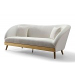 TOV Furniture Chloe Cream Velvet Sofa