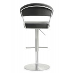 TOV Furniture Cosmo Grey Stainless Steel Barstool