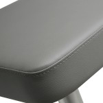 TOV Furniture Cosmo Grey Stainless Steel Barstool