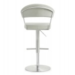 TOV Furniture Cosmo Light Grey Stainless Steel Barstool