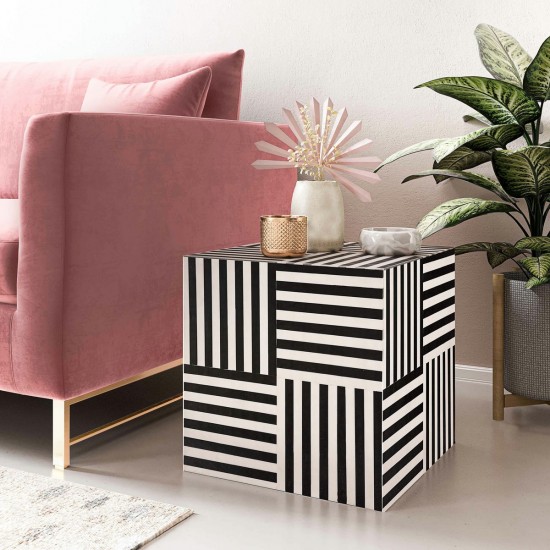 TOV Furniture Cube Side Table