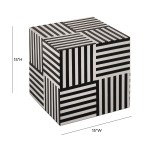 TOV Furniture Cube Side Table