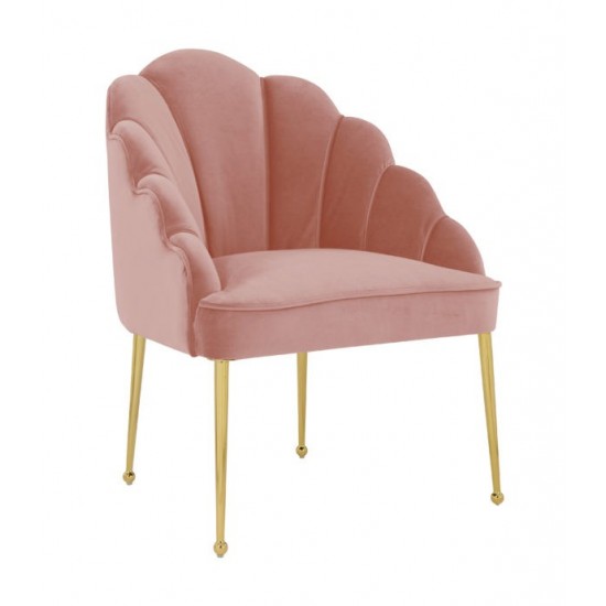 TOV Furniture Daisy Blush Velvet Chair