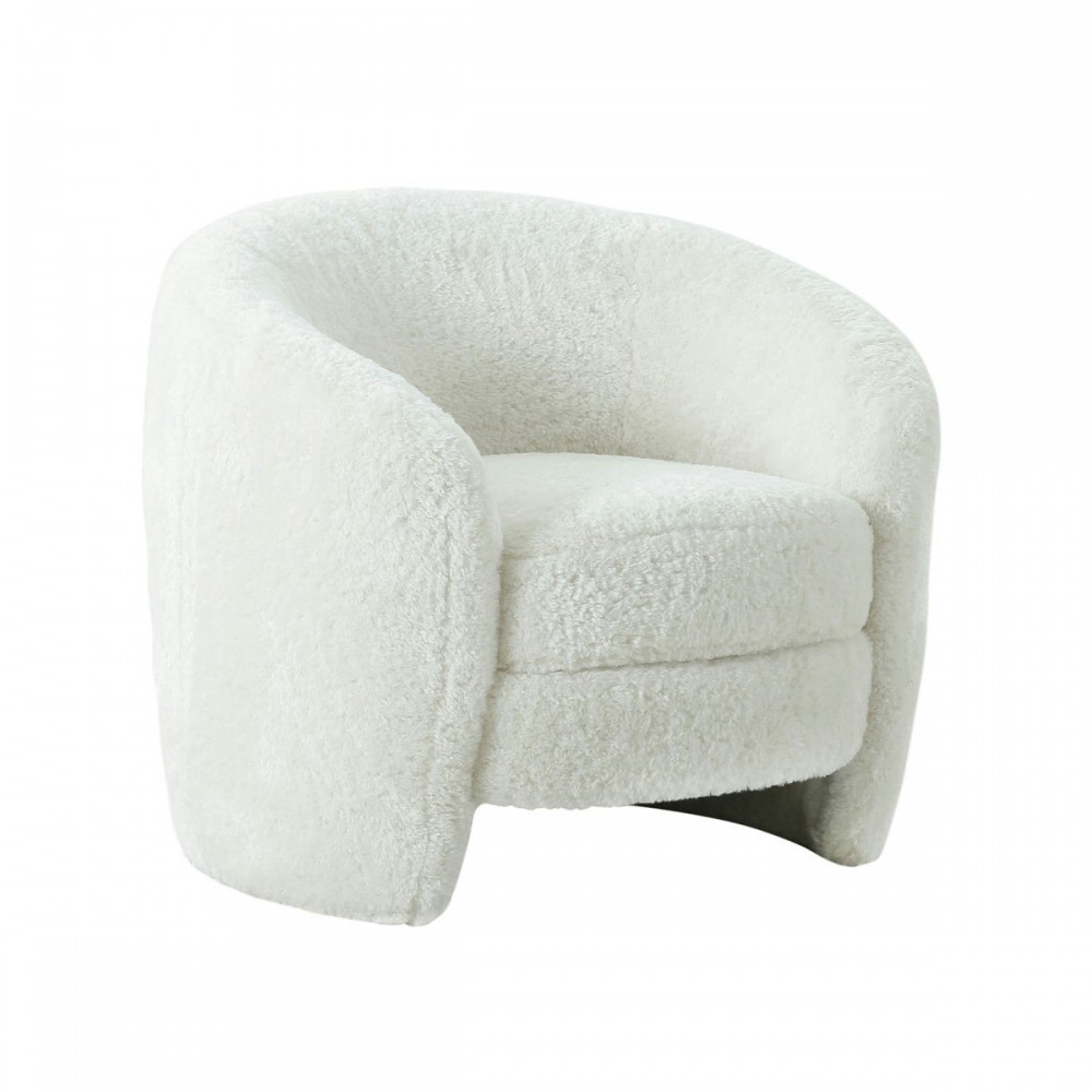 TOV Furniture Dakota Faux Shearling Armchair