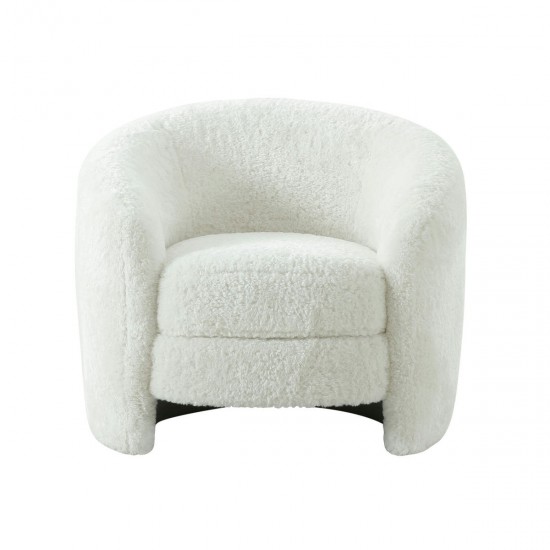 TOV Furniture Dakota Faux Shearling Armchair