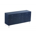 TOV Furniture Deco Blue Lacquer Buffet