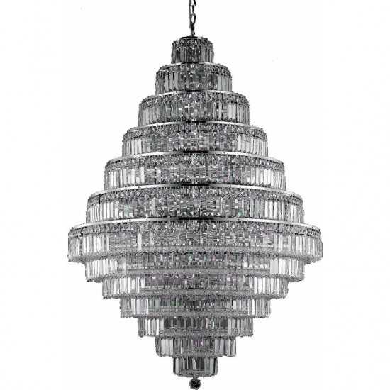 Elegant Lighting Maxime 38 Light Chrome Chandelier Clear Royal Cut Crystal