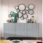 TOV Furniture Deco Grey Lacquer Buffet