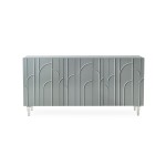 TOV Furniture Deco Grey Lacquer Buffet