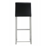 TOV Furniture Denmark Black Stainless Steel Barstool (Set of 2)