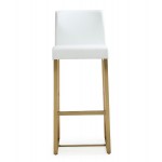 TOV Furniture Denmark White Gold Steel Barstool (Set of 2)