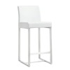 TOV Furniture Denmark White Stainless Steel Counter Stool (Set of 2)