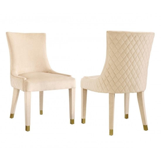 TOV Furniture Diamond Cream Dining Chair (Set of 2)