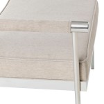 TOV Furniture Diva Cream Velvet Bench