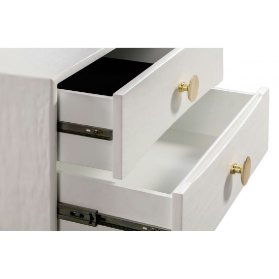 TOV Furniture Divine White Nightstand